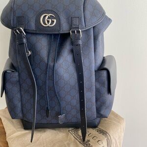 Gucci Blue Backpack for Men